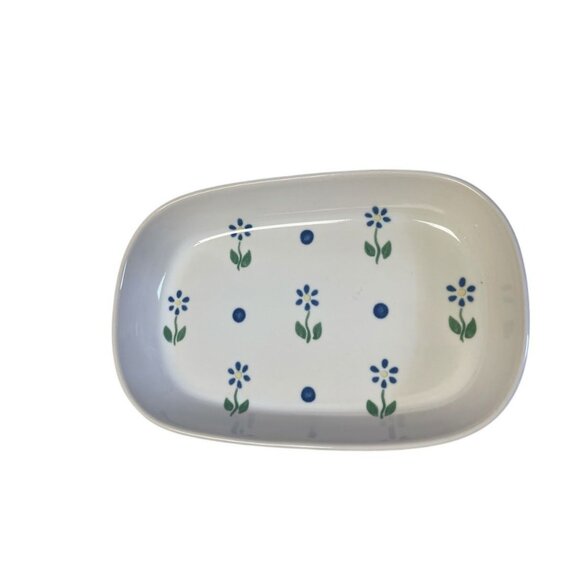 Pfaltzgraff Hors d'oeuvre Tray Cloverhill Floral - Picture 1 of 2